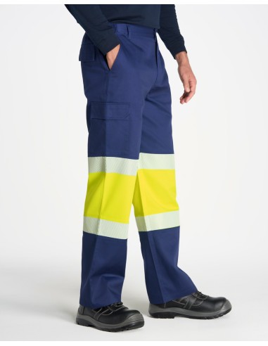 Pantalón alta visibilidad multibolsillos JHK