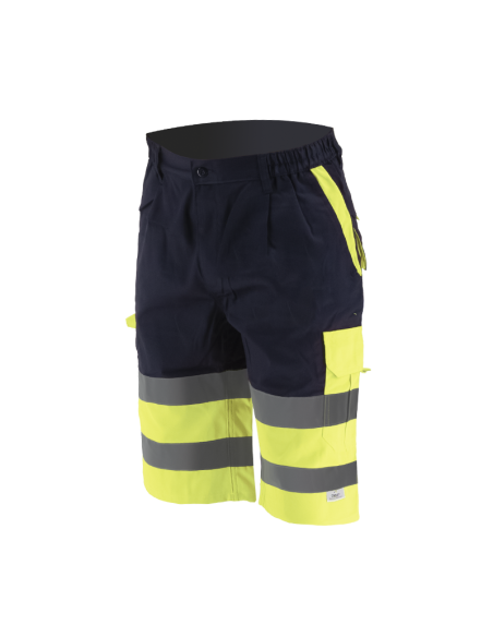 Bermuda multibolsillos alta visibilidad Chintex