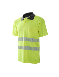 Polo manga corta alta visibilidad Chintex