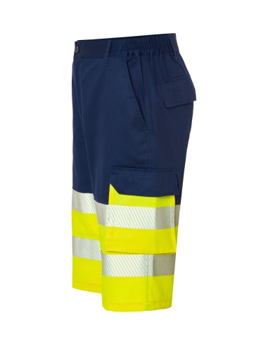 Bermuda multibolsillos alta visibilidad JHK