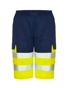 Bermuda multibolsillos alta visibilidad JHK