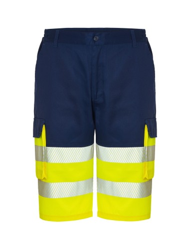 Bermuda multibolsillos alta visibilidad JHK