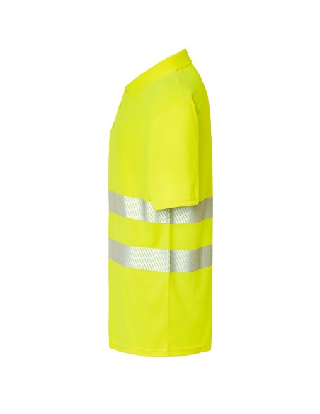 Polo manga corta alta visibilidad JHK