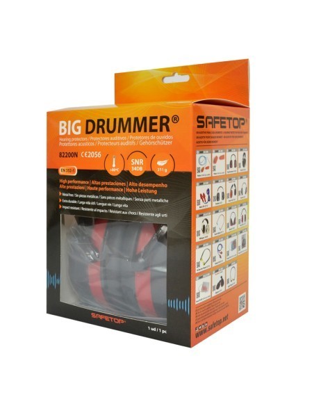 Protector auditivo Safetop Big Drummer